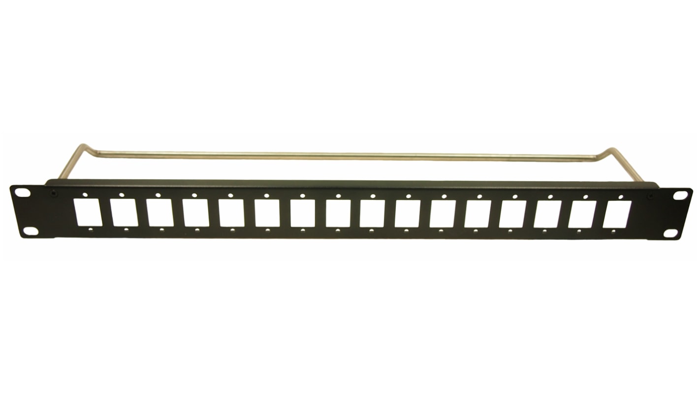 RS PRO Black Steel Rack Panel, 1U | RS
