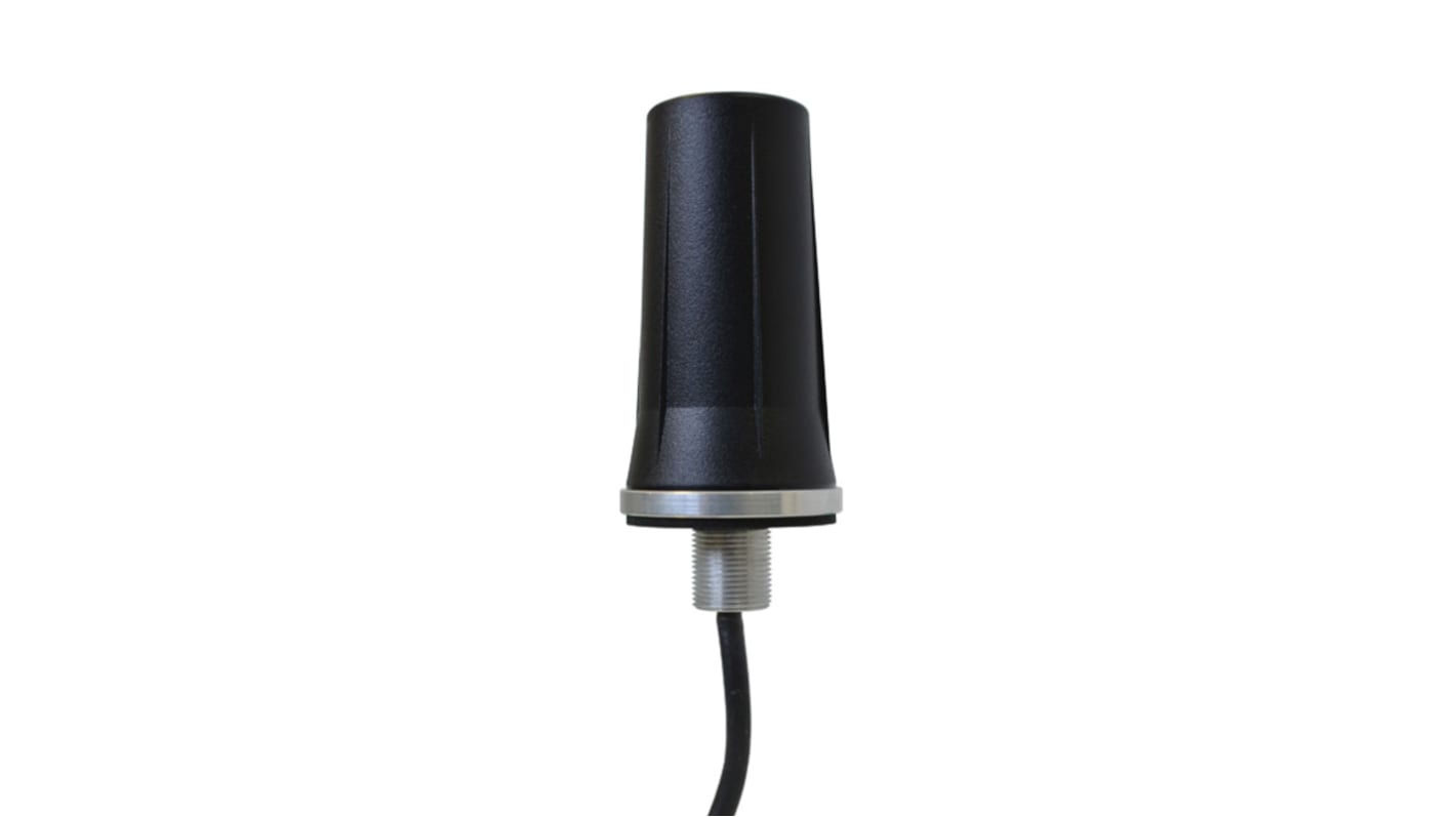 Mobilemark RM-WB1-3C-BLK-12 Dome Multi-Band Antenna with N Type Connector, 5G