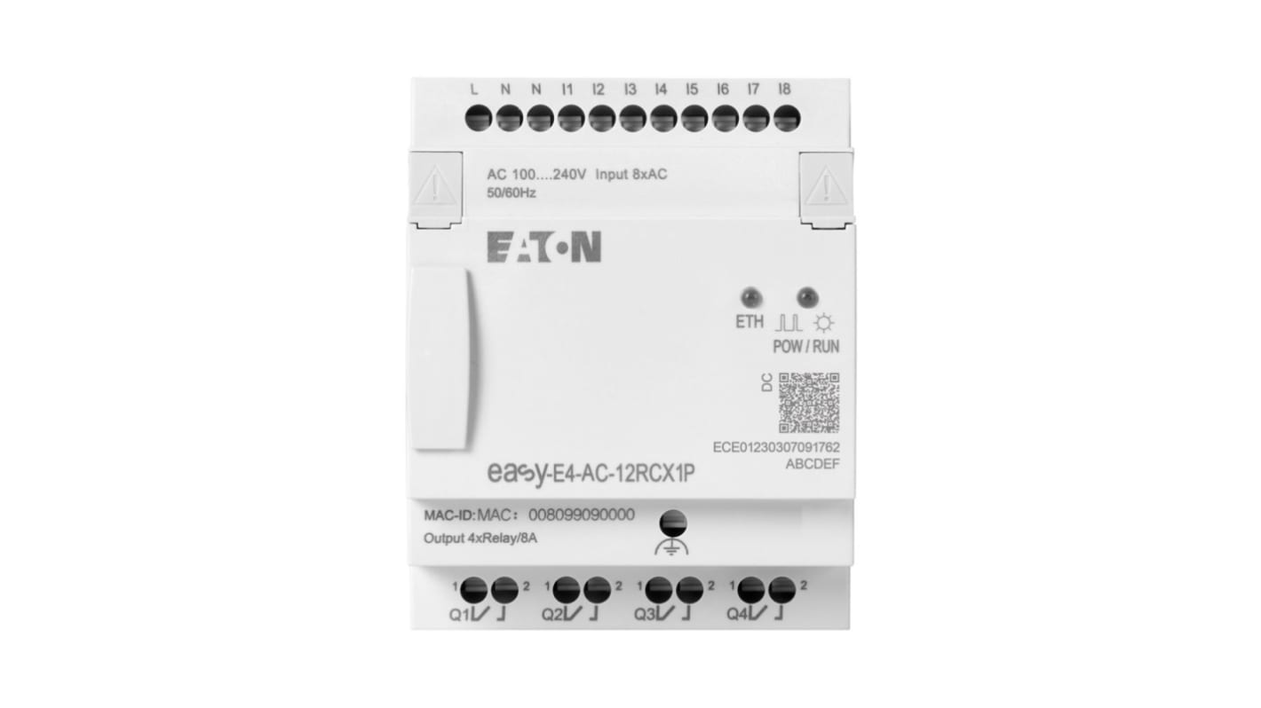 197509 EASYE4AC12RCX1P Eaton EasyE4 Series Control Relay, Relay
