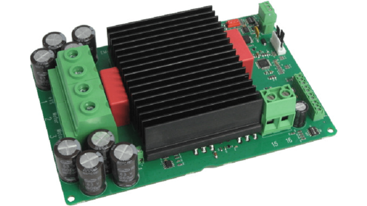 Electromen OY Gleichstrommotorsteuerung, 1-phasig, PWM, Drehzahlsteuerung-Steuerung, 60 V / 100 A 1,5 kW, 180mm x 122mm