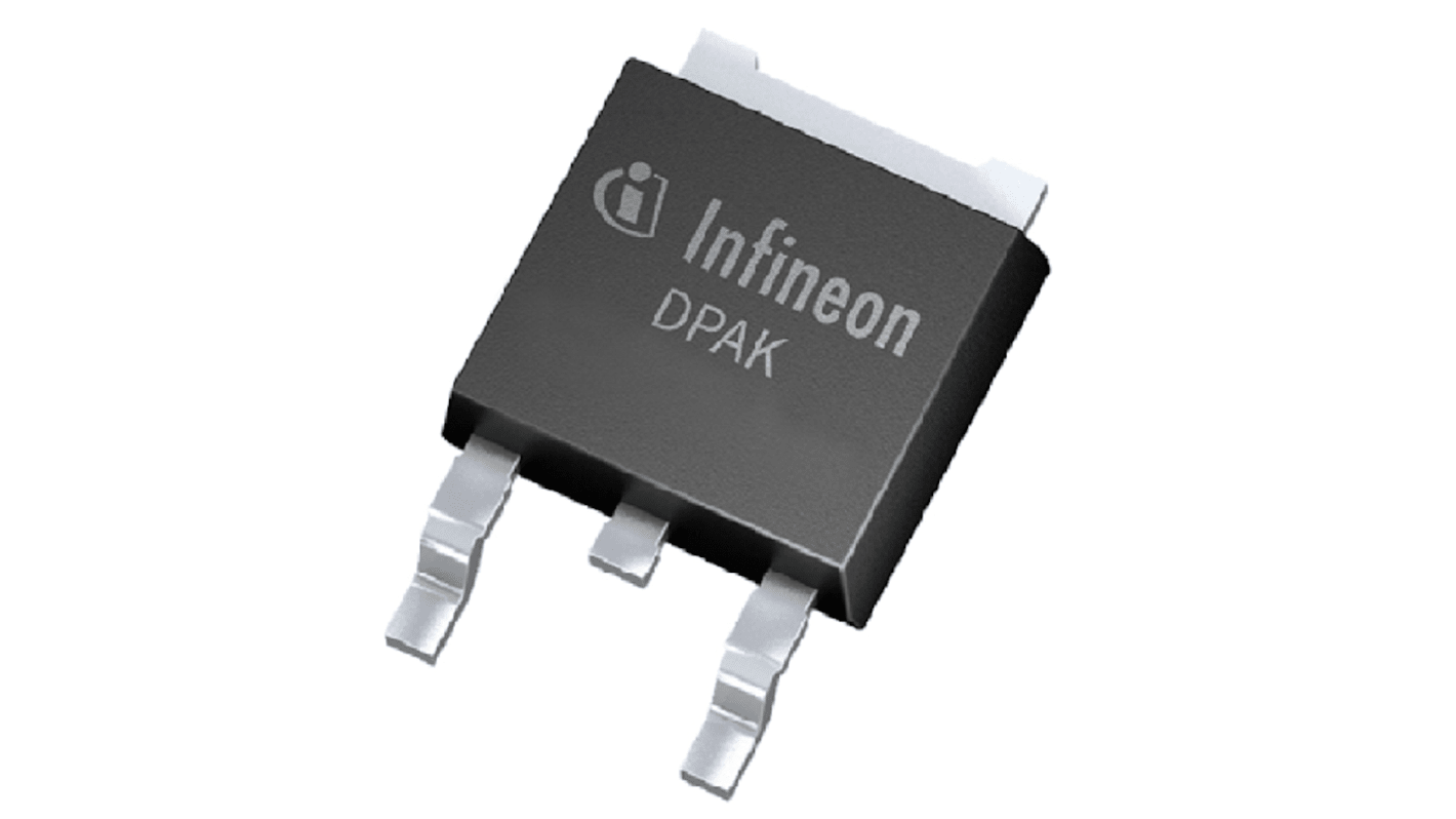 P-Channel MOSFET Transistor, 22 A, 100 V, 3-Pin DPAK Infineon IPD11DP10NMATMA1