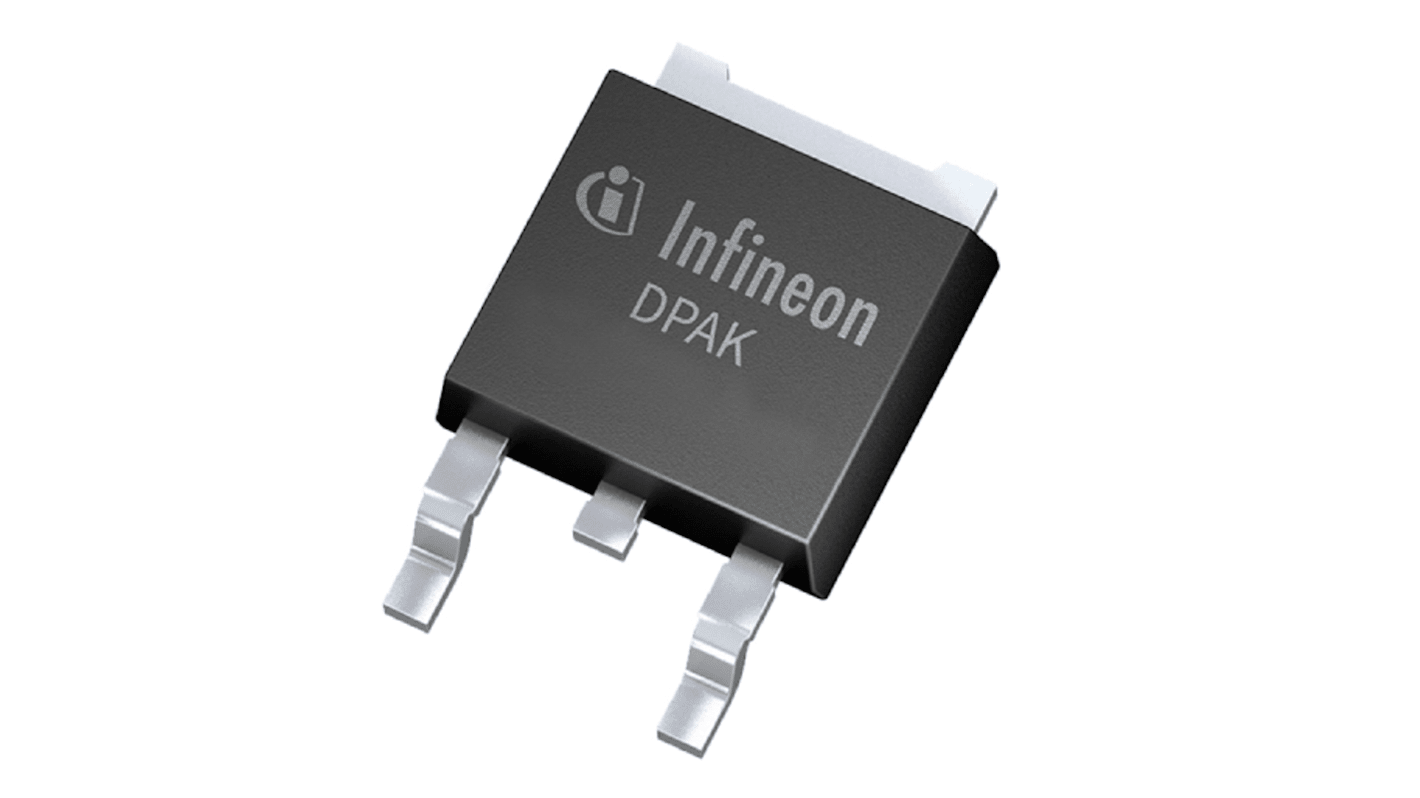 Infineon Pチャンネル MOSFETトランジスタ150 V 9 A 表面実装 パッケージDPAK (TO-252) 3 ピン