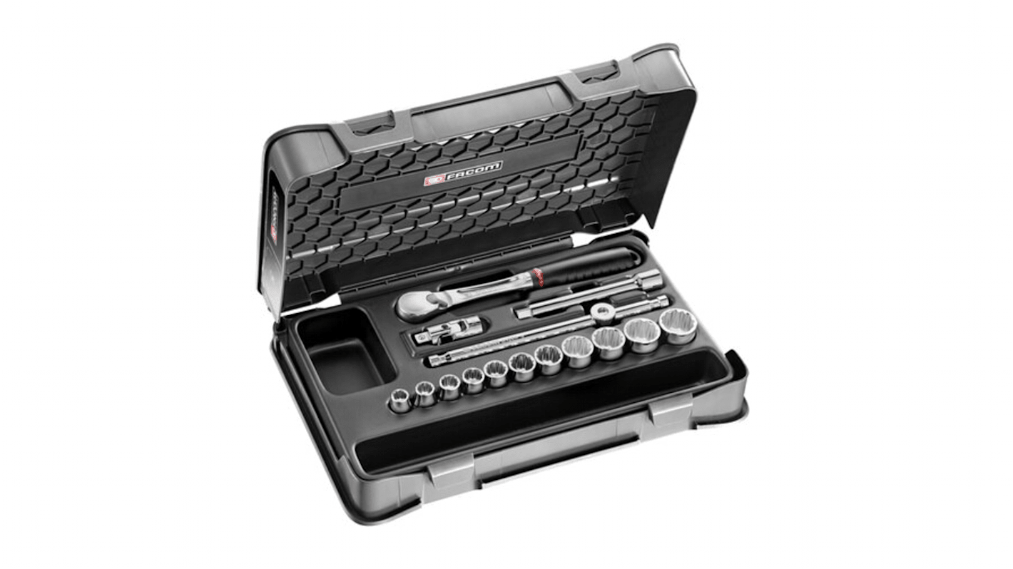 JL.1612P12U 16Piece Imperial 3/8 in Standard Socket Set with