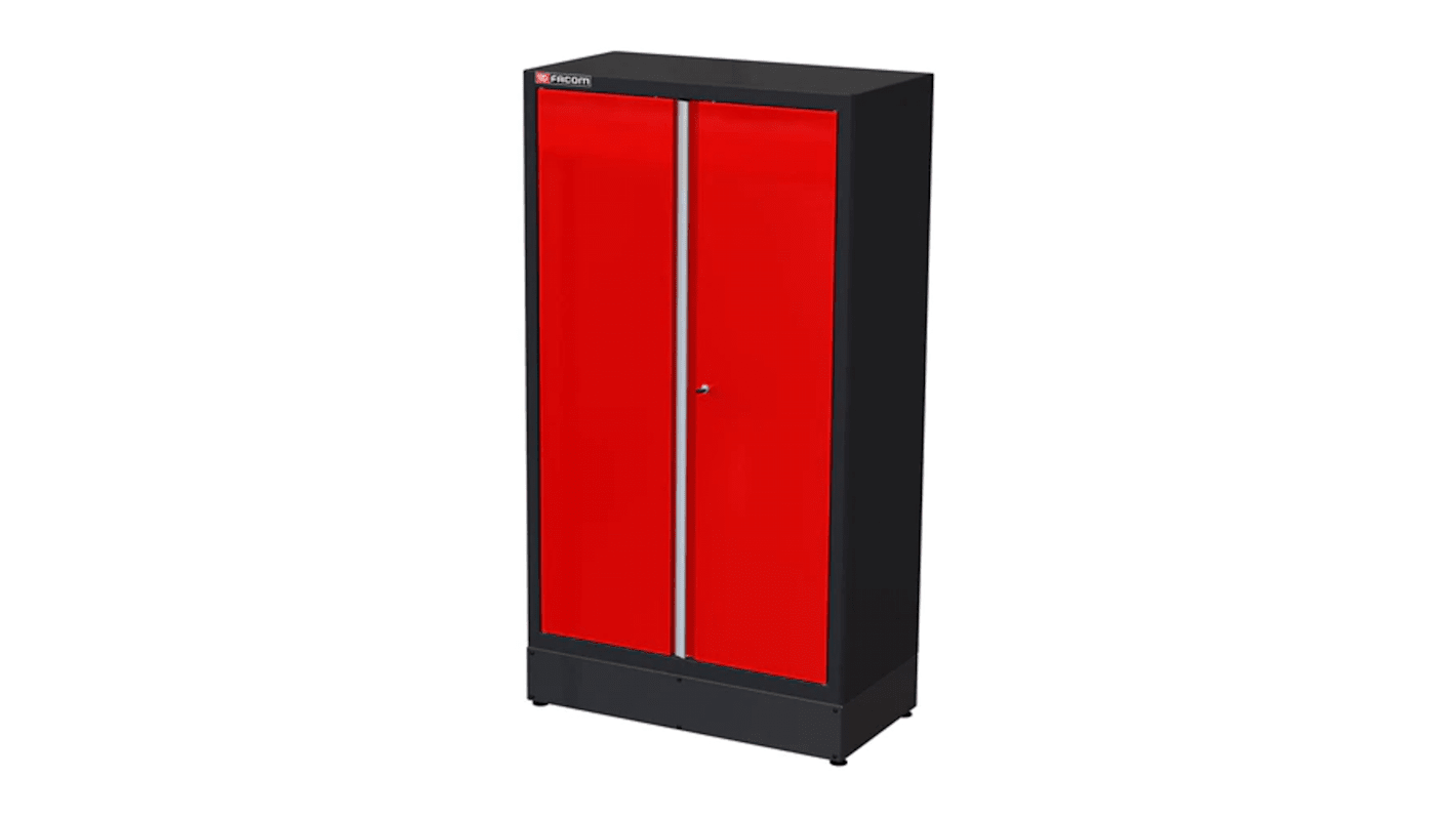 Facom 2 Door Floor Standing Storage Cabinet, 1000 x 509 x 1835mm