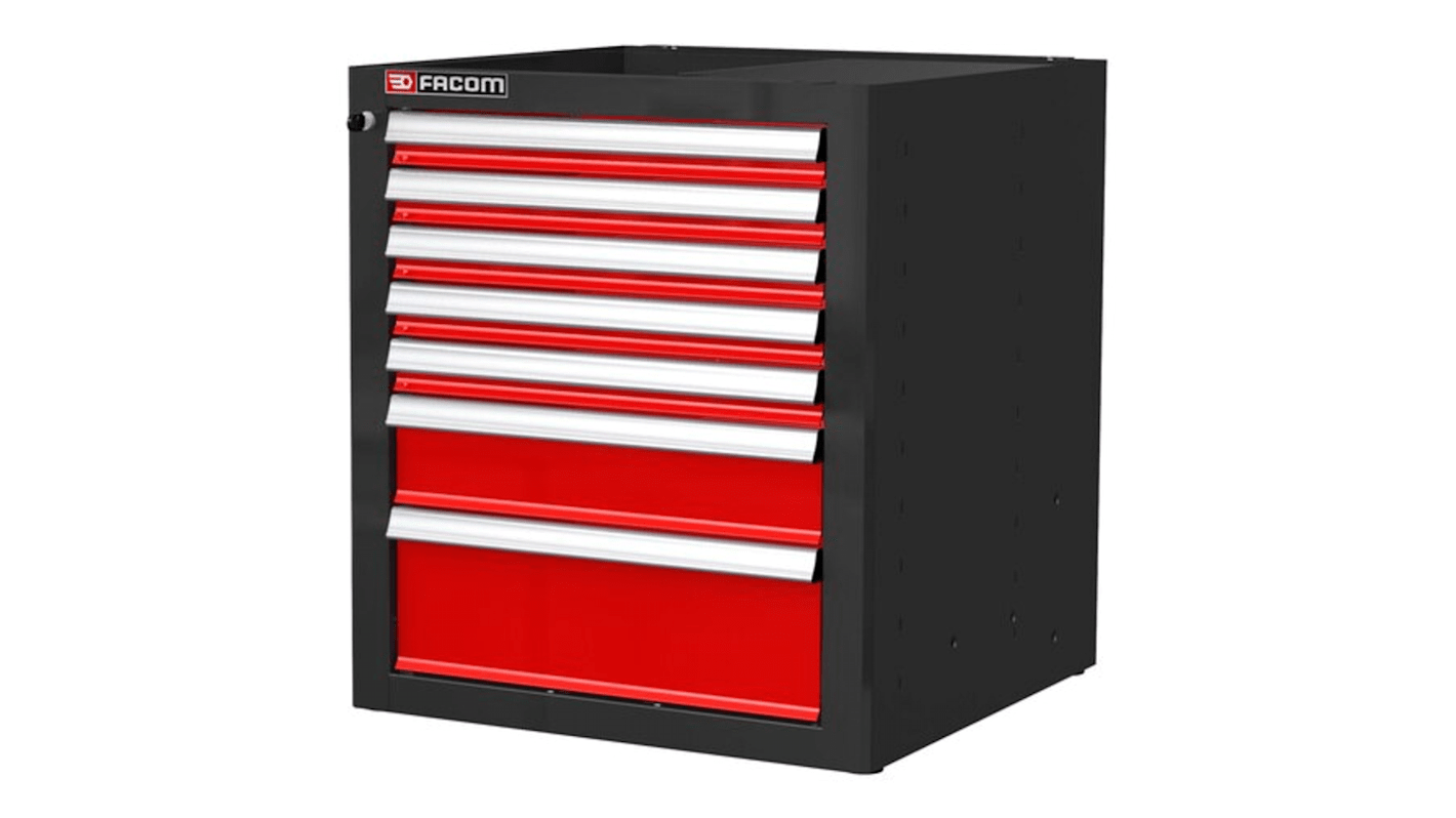 Facom 7 drawer Tool Cabinet, 810mm x 701mm x 722mm