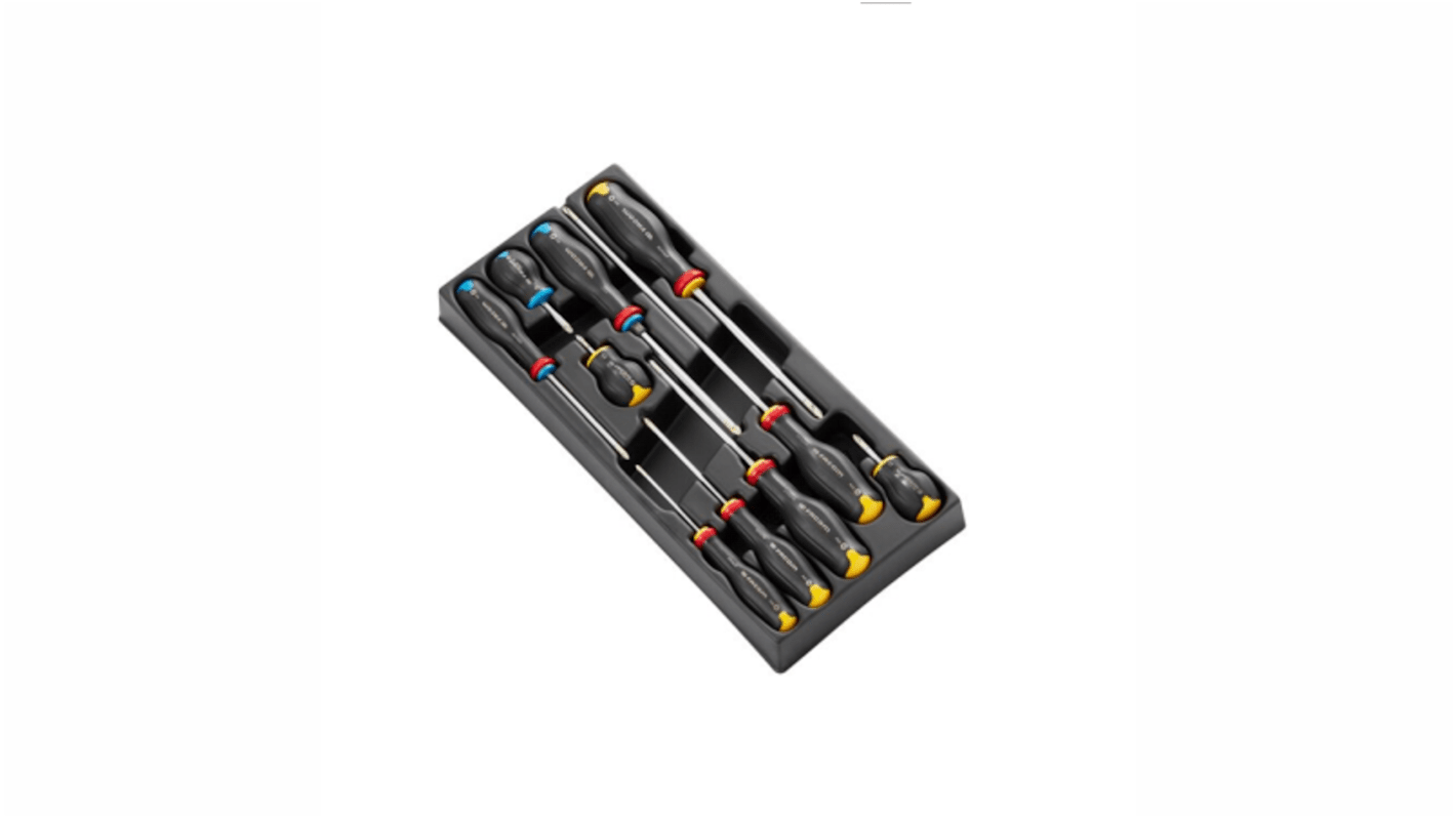 Facom Phillips; Pozidriv Screwdriver Set, 10-Piece