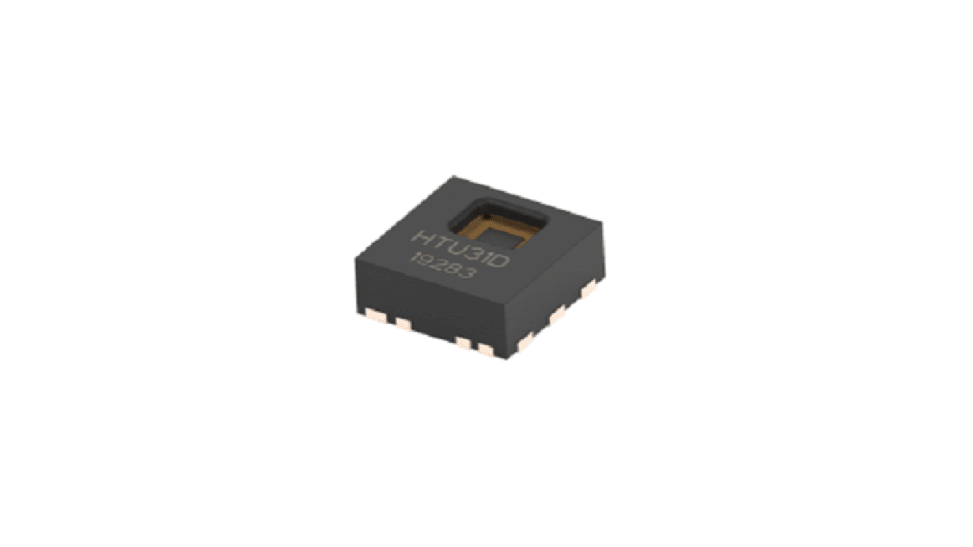 TE Connectivity Temperature & Humidity Sensor, Digital Output, Surface Mount, I2C, ±2%RH, 6 Pins