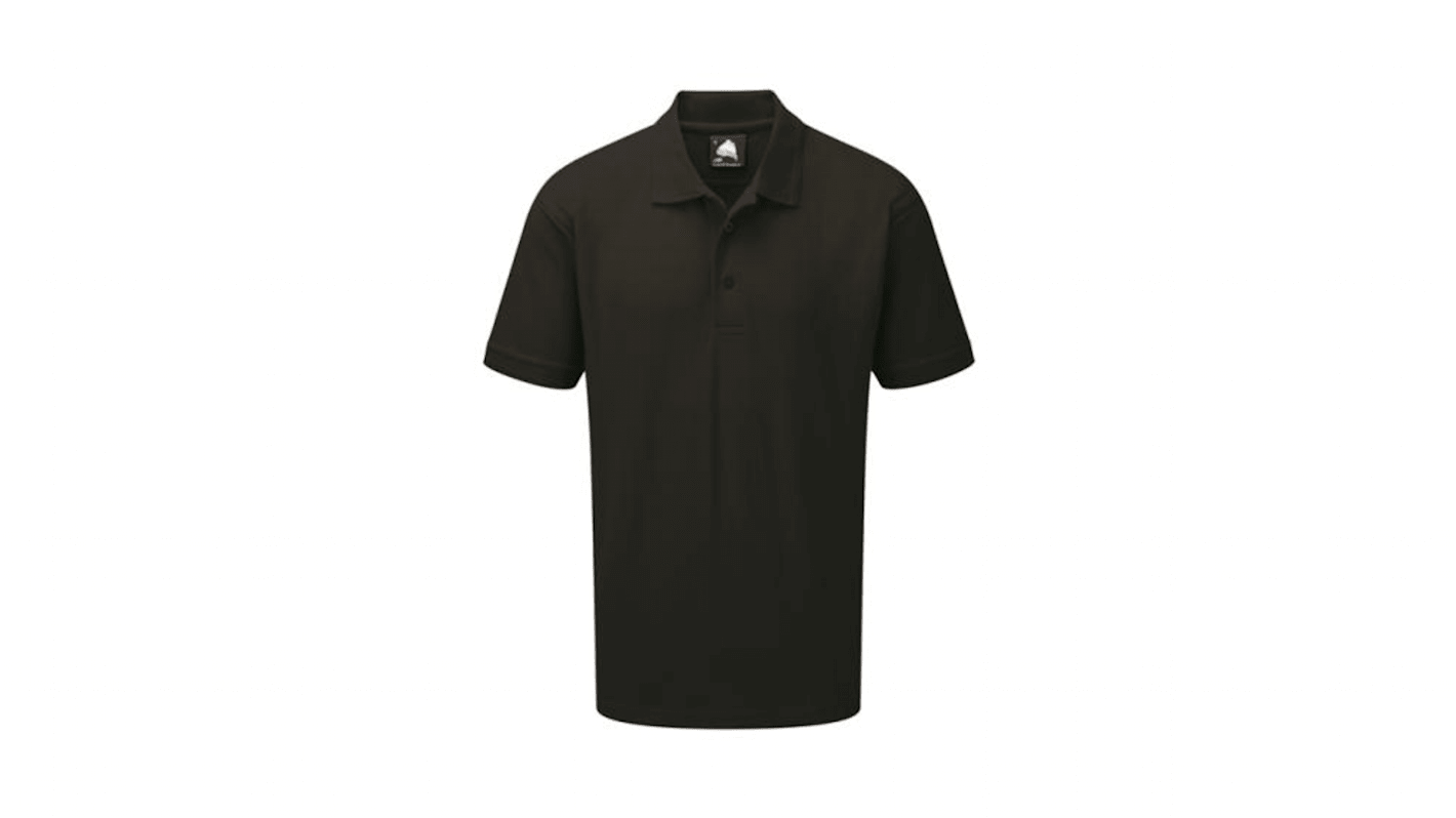 Orn Eagle Polo Shirt Black Cotton, Polyester Polo Shirt