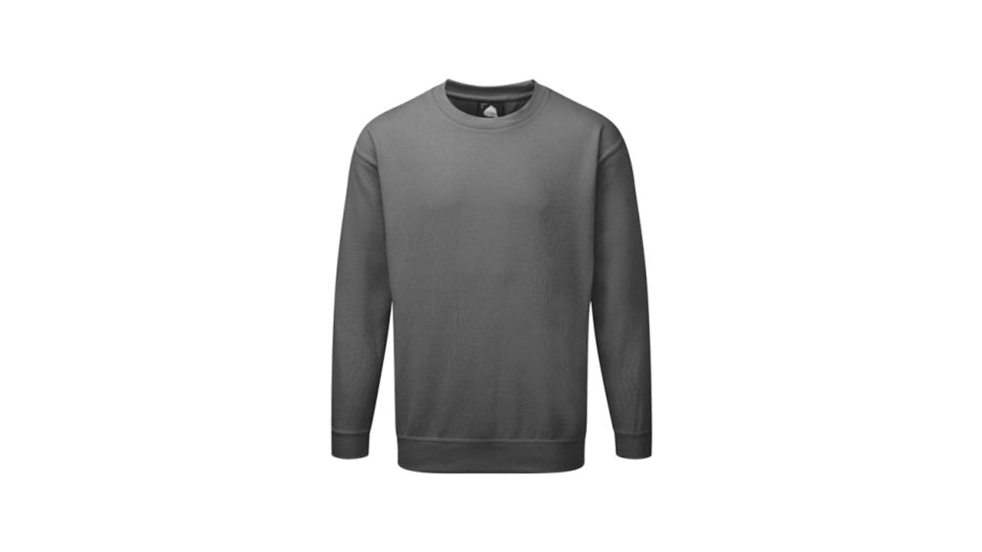 Felpa da lavoro Orn Kite Premium Sweatshirt Unisex, col. Grafite, L, in 35% cotone, 65% poliestere