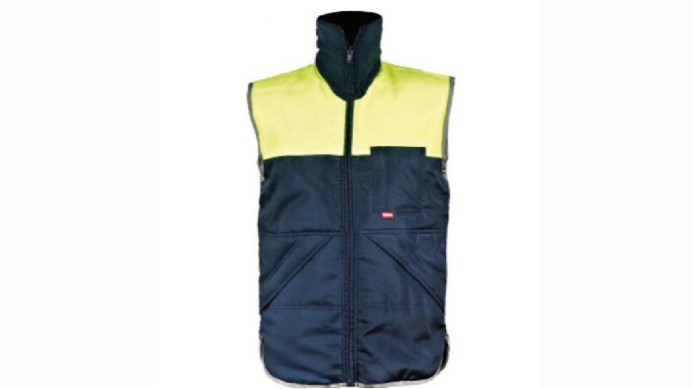 Flexitog Navy/Yellow Highly Durable Hi Vis Vest, M