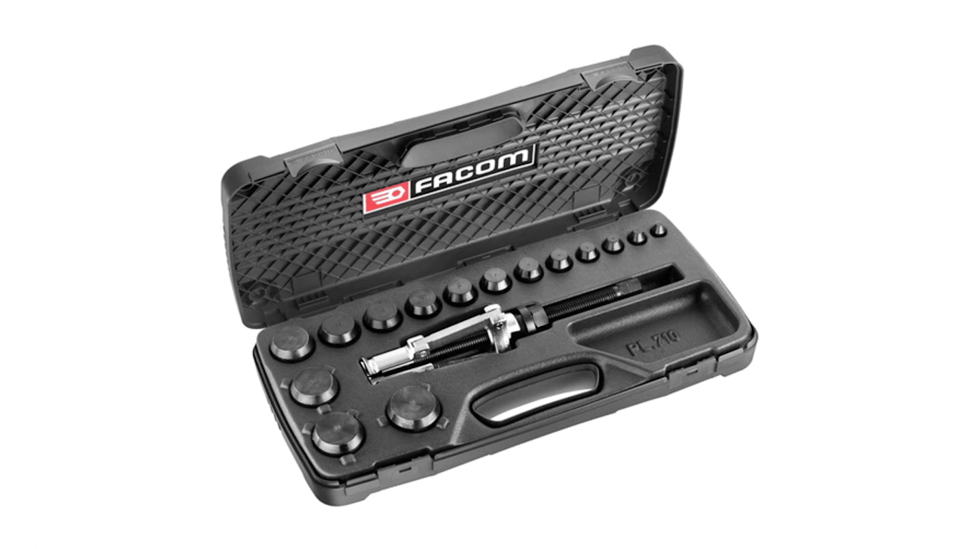 Facom Bearing Puller, 32 → 70 mm Capacity, 17-Piece