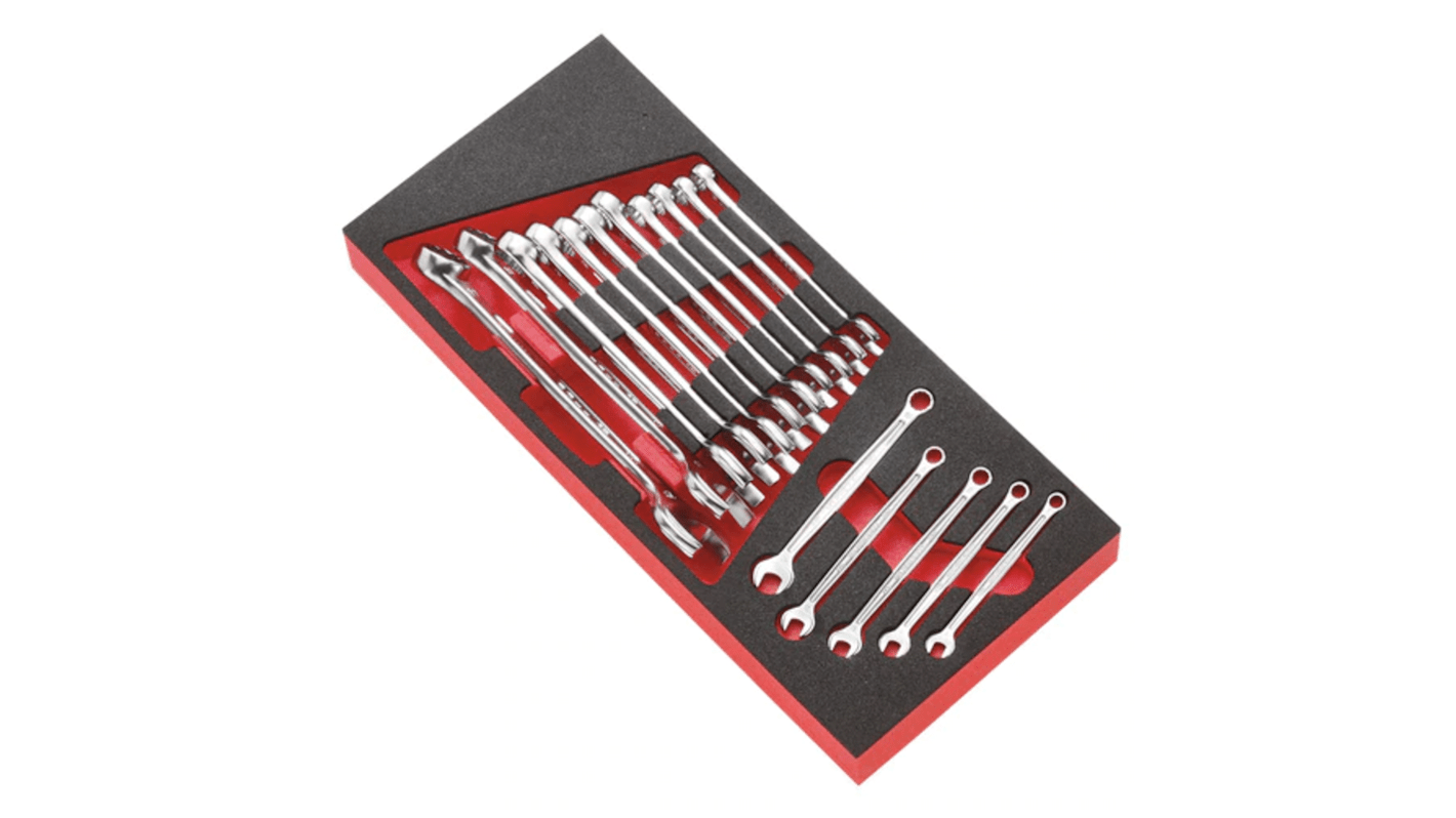 Facom MODM.440 Series 17-Piece Combination Spanner Set, 6 → 24 mm