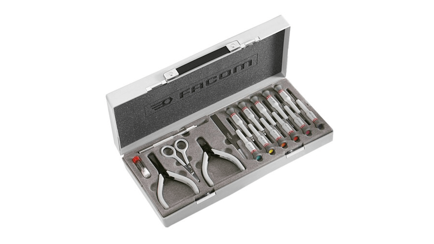 Facom 16 Piece MICRO-TECH Tool Set Tool Kit with Case
