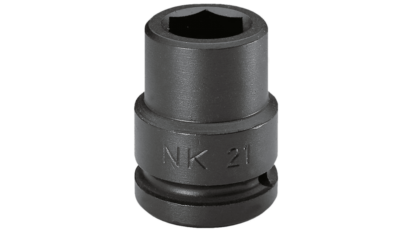 Facom 1 1/16in, 3/4 in Drive Impact Socket Standard Impact Socket, 54 mm length