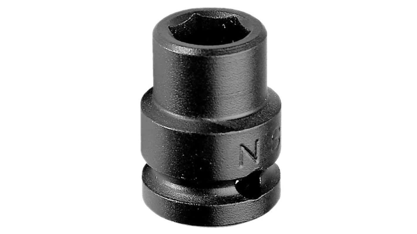 Facom 1in, 1/2 in Drive Deep Impact Socket Standard Impact Socket, 50 mm length