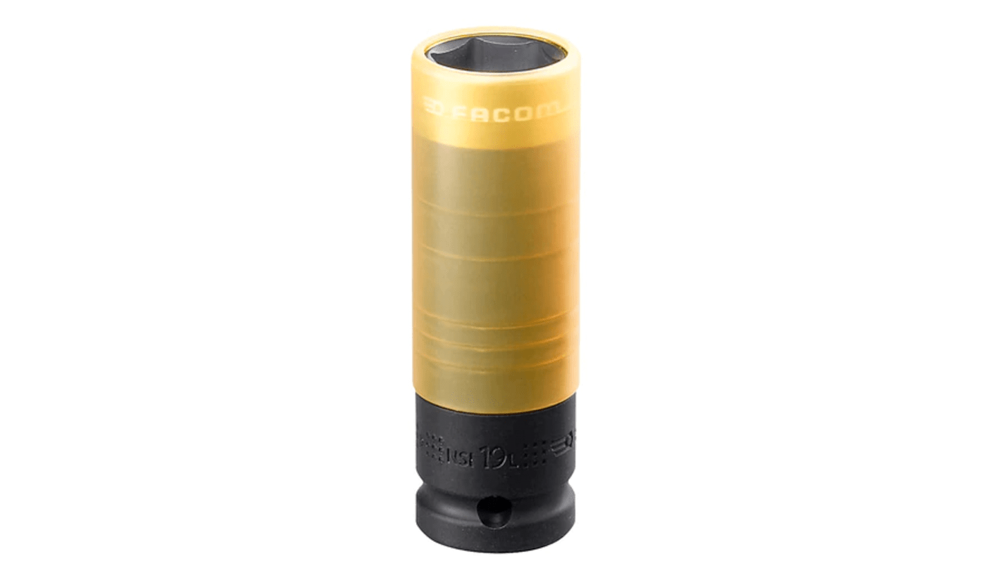 Facom 19mm, 1/2 in Drive Impact Socket Deep Impact Socket