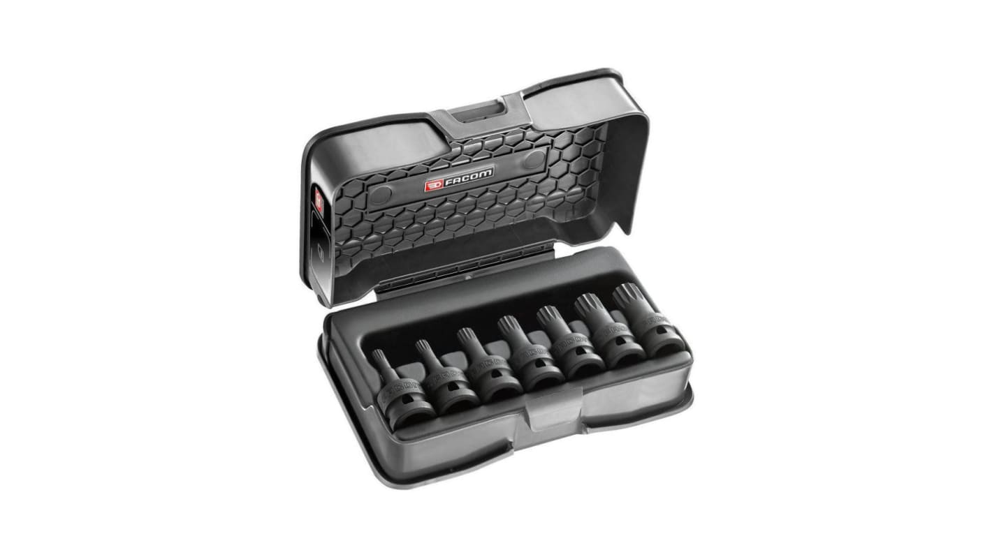 Facom 7-Piece 1/2 in Impact Bit Socket Set