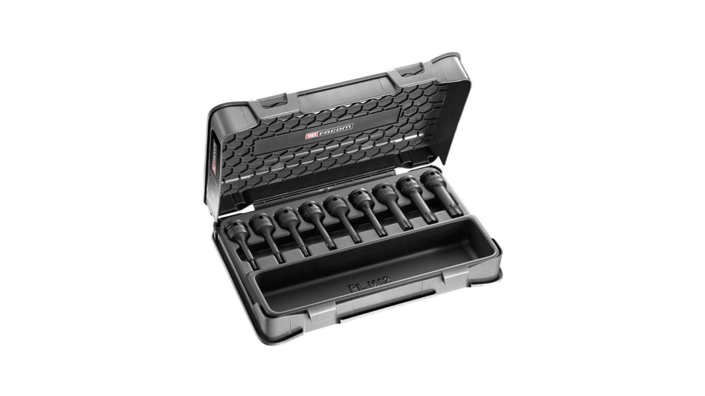 Facom Socket Sets 9 Pieces, Torx