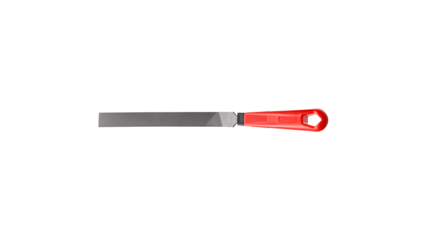 Facom 250mm, Bastard, Flat Engineers File With Soft-Grip Handle