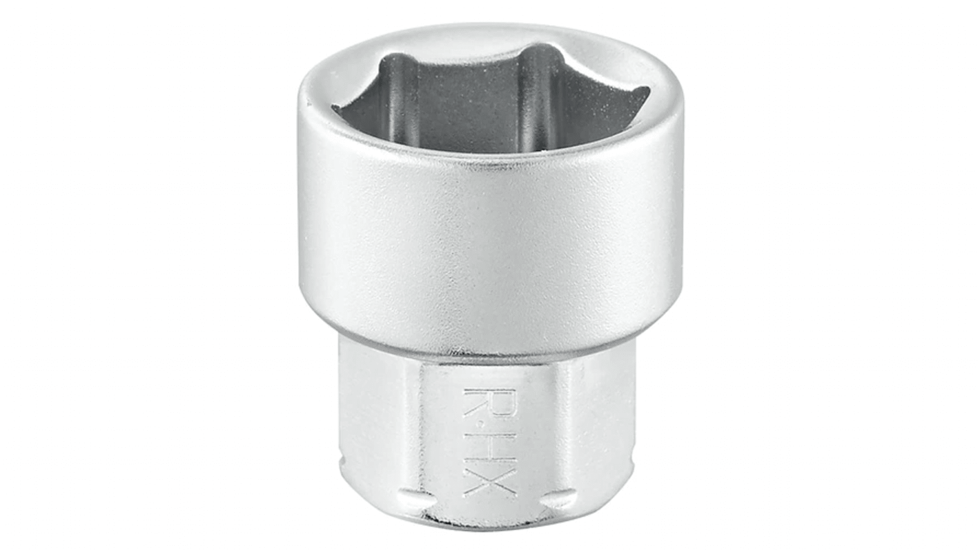 Facom 1/4 in Drive 11mm Standard Socket, 6 point, 18 mm Overall Length