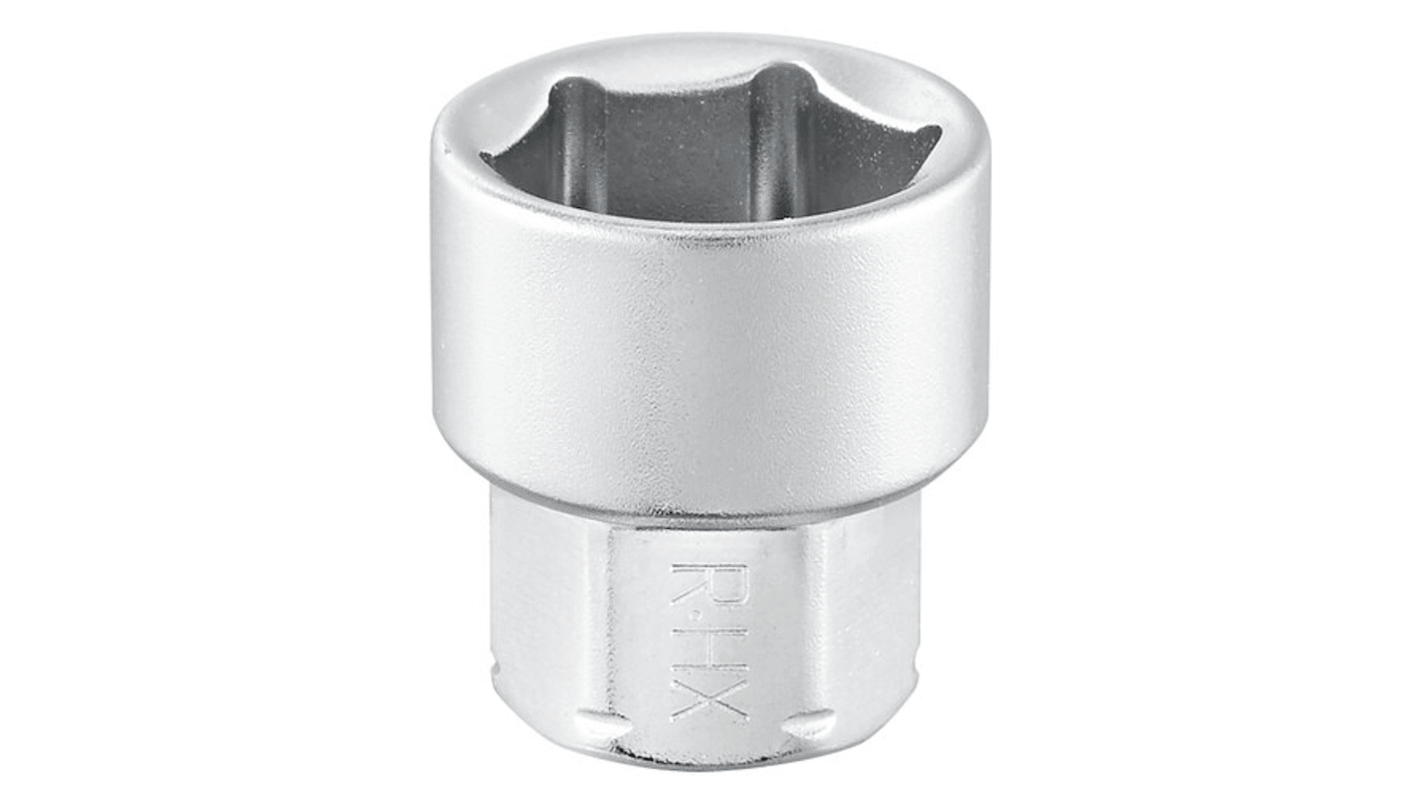 Facom 1/4 in Drive 6mm Standard Socket, 6 point, 18 mm Overall Length