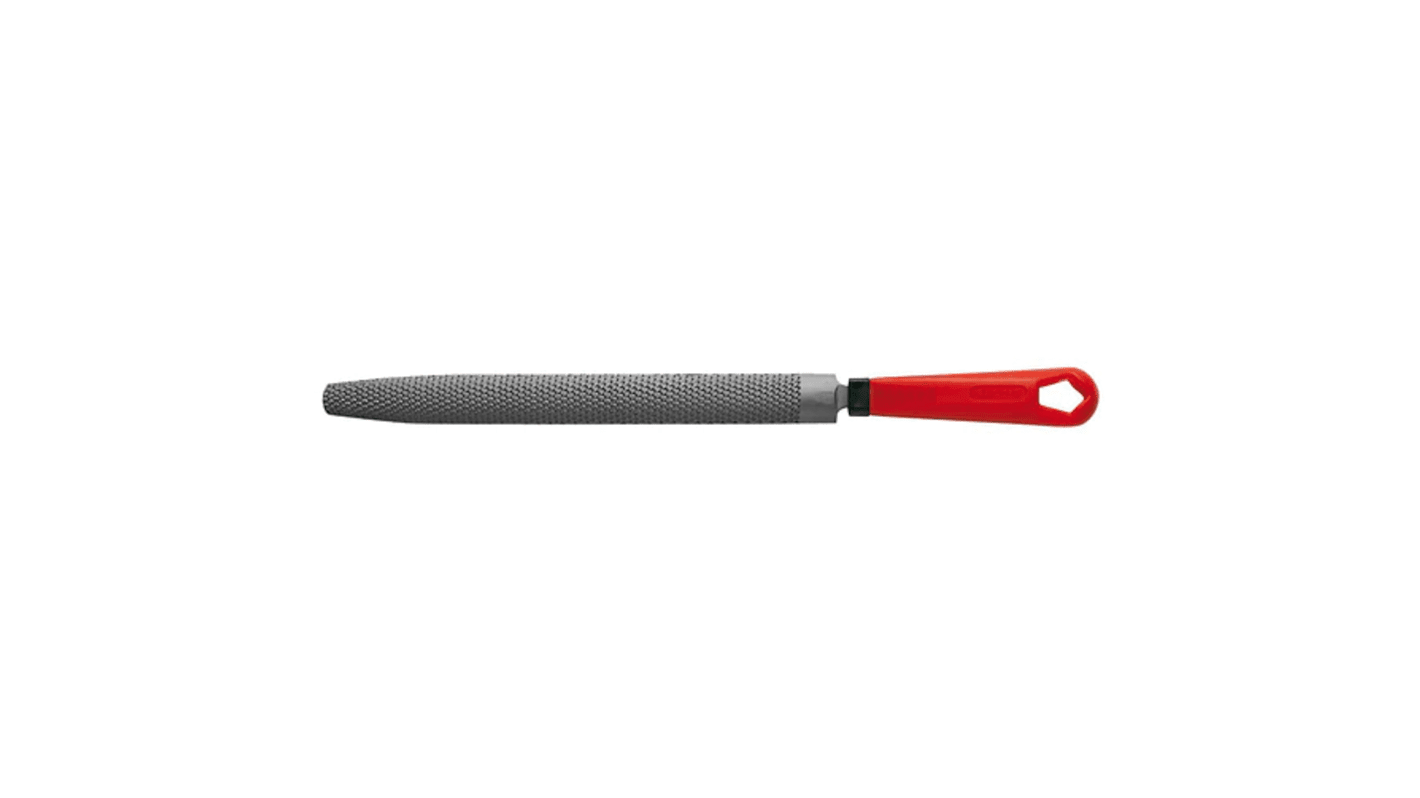 Facom 250mm, Second Cut, Half Round Engineers File With Soft-Grip Handle