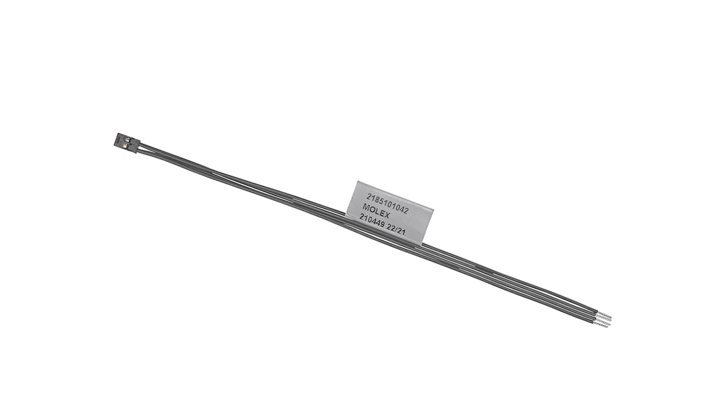 Molex 4 Way Female Milli-Grid Unterminated Wire to Board Cable, 50mm