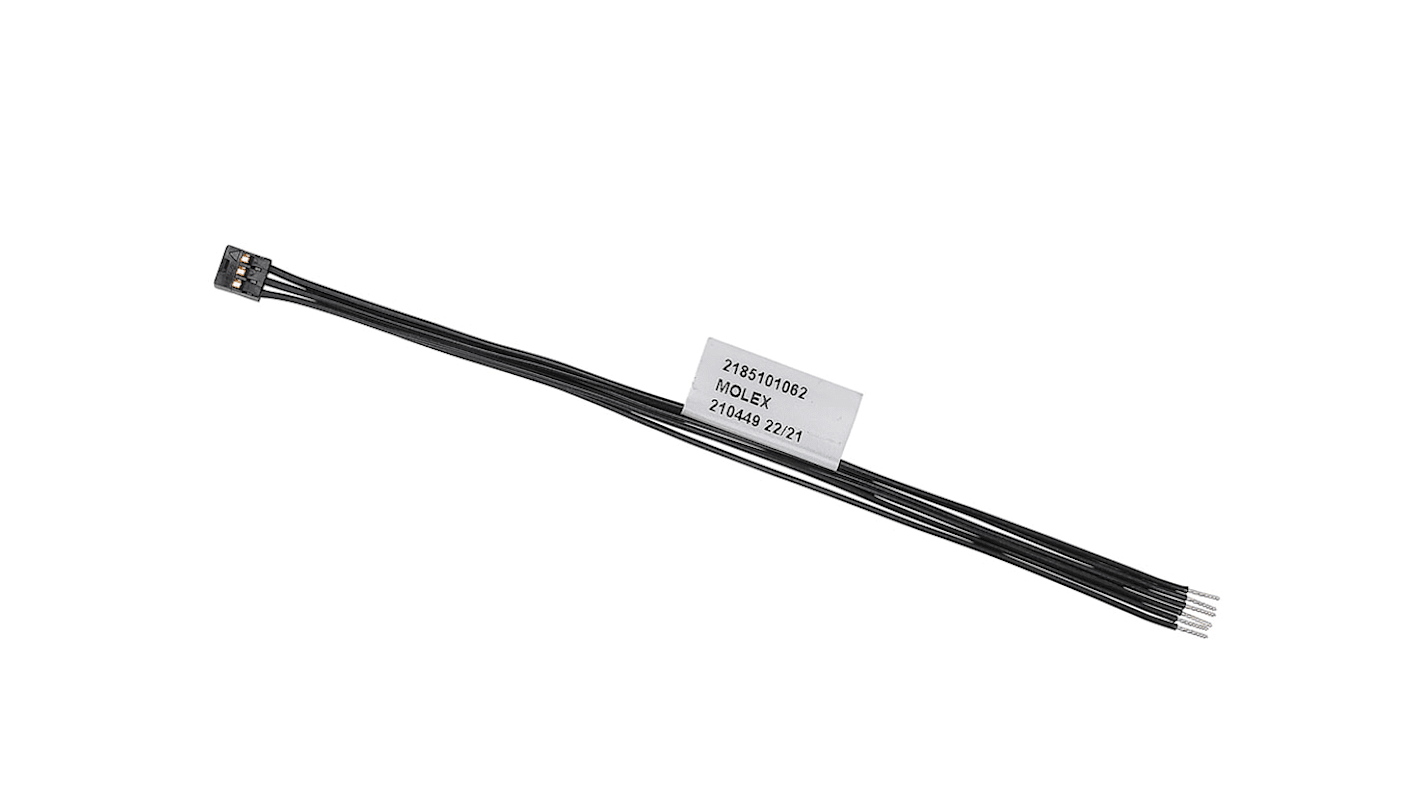 Molex 6 Way Female Milli-Grid Unterminated Wire to Board Cable, 50mm