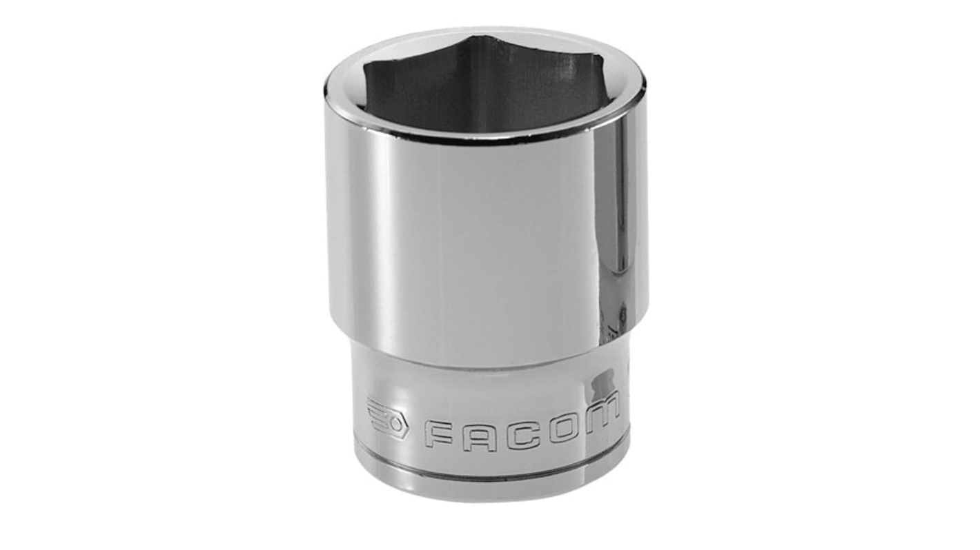 S.24H 1/2 in Drive 24mm Standard Socket, 6 point, 38 mm Overall
