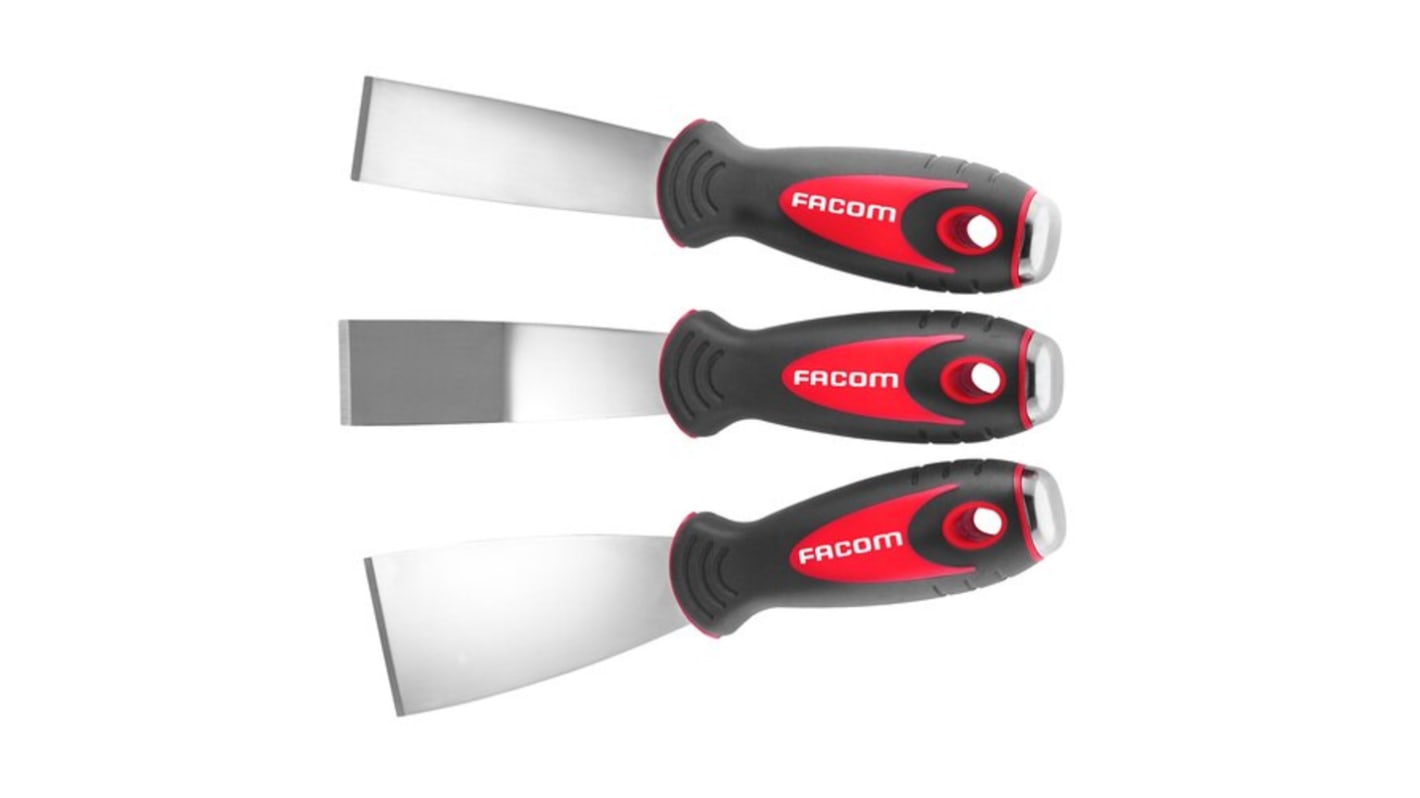 Facom Stainless Steel Scraper, 3 piece