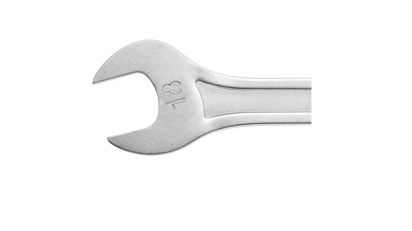 Facom Double Ended Open Spanner, 6 x 7mm, Metric, Double Ended, 148 mm Overall