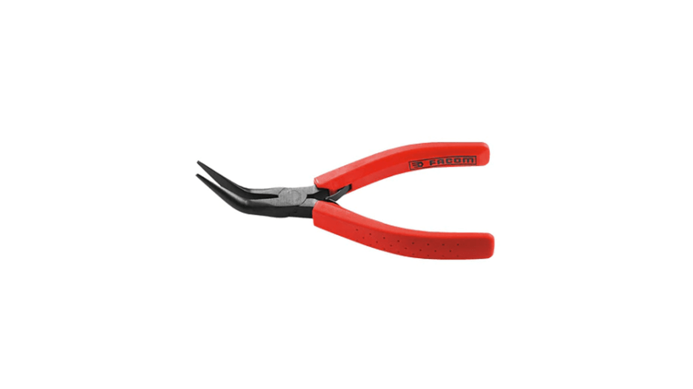 Facom Round Nose Pliers, 155 mm Overall, Straight Tip