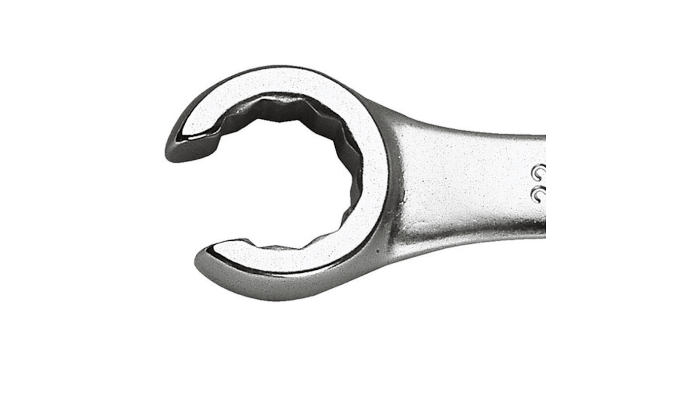 Facom Flare Nut Spanner, 14mm, Metric, Double Ended, 197 mm Overall