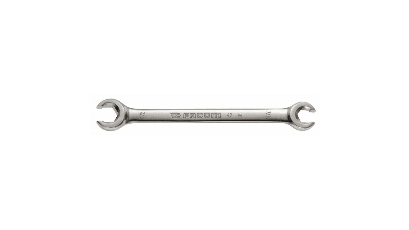 Facom Flare Nut Spanner, Imperial, 300 mm Overall