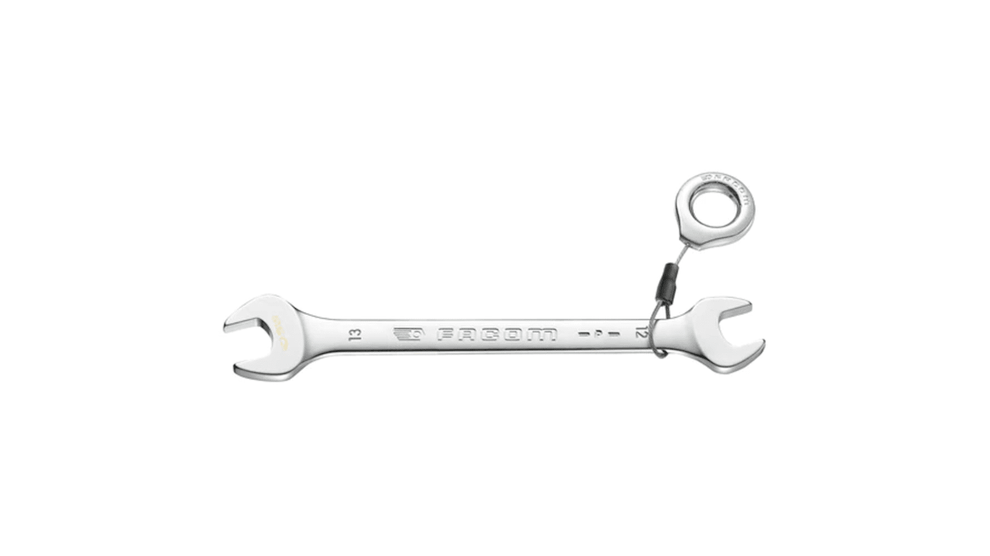 Facom Double Ended Open Spanner, 10mm, Metric, Double Ended, 152 mm Overall