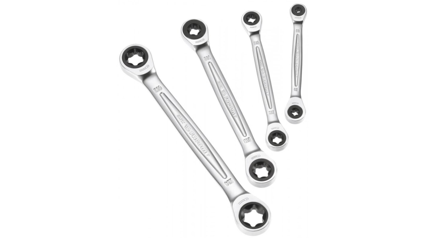 Facom 464TX Series 4-Piece Ring Spanner Set