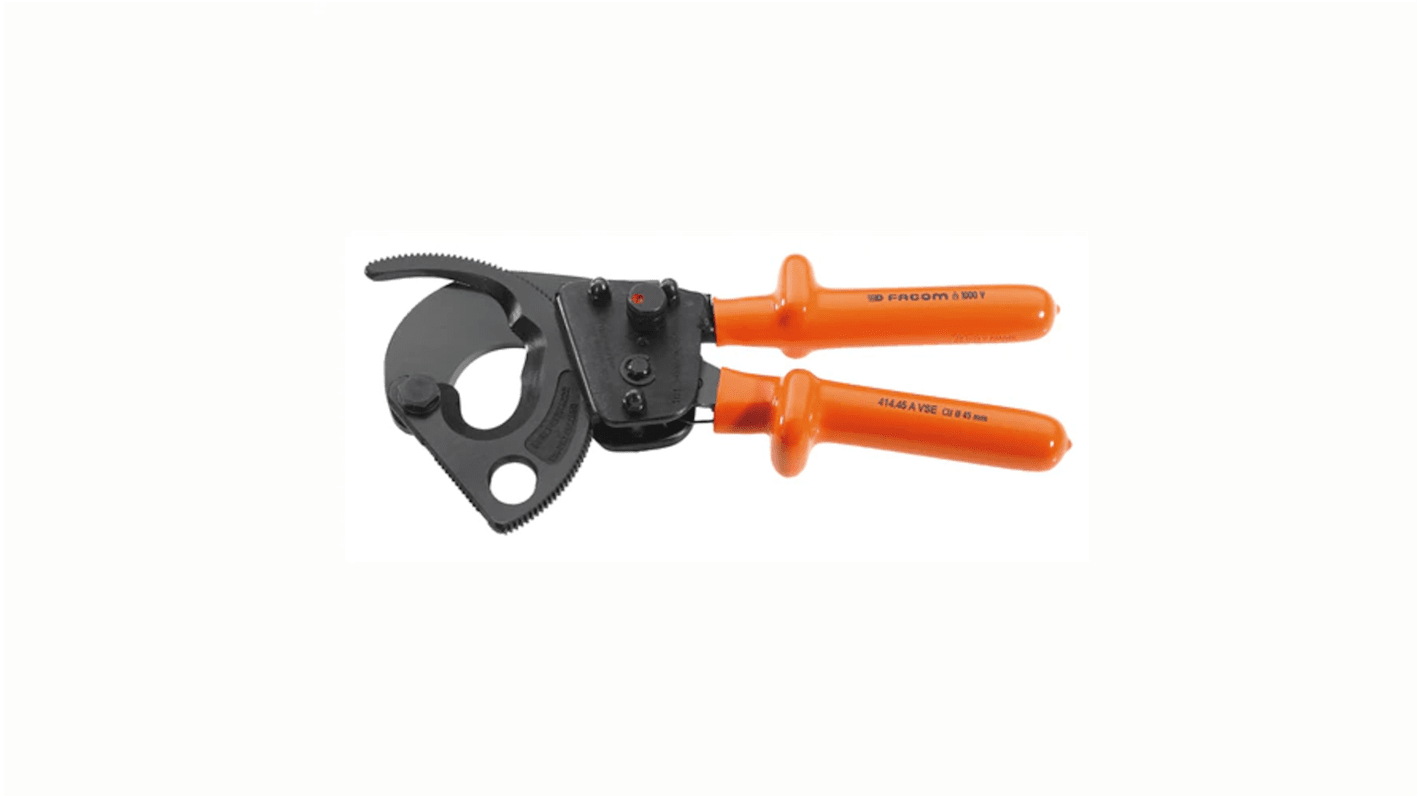 Facom 414.52AVSE VDE/1000V Insulated Ratchet Cable Cutters