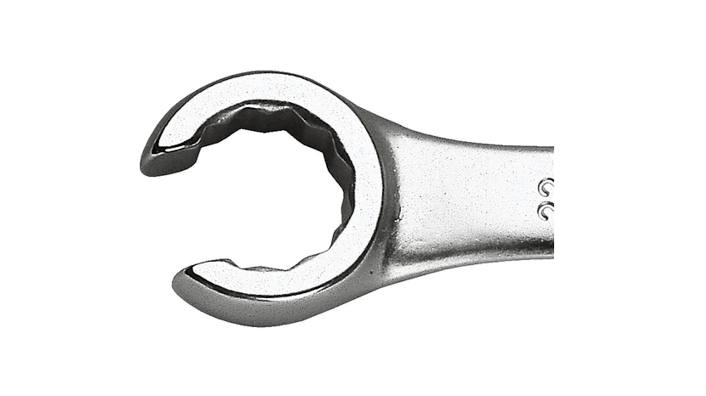 Facom Flare Nut Spanner, 22mm, Metric, Double Ended, 245 mm Overall