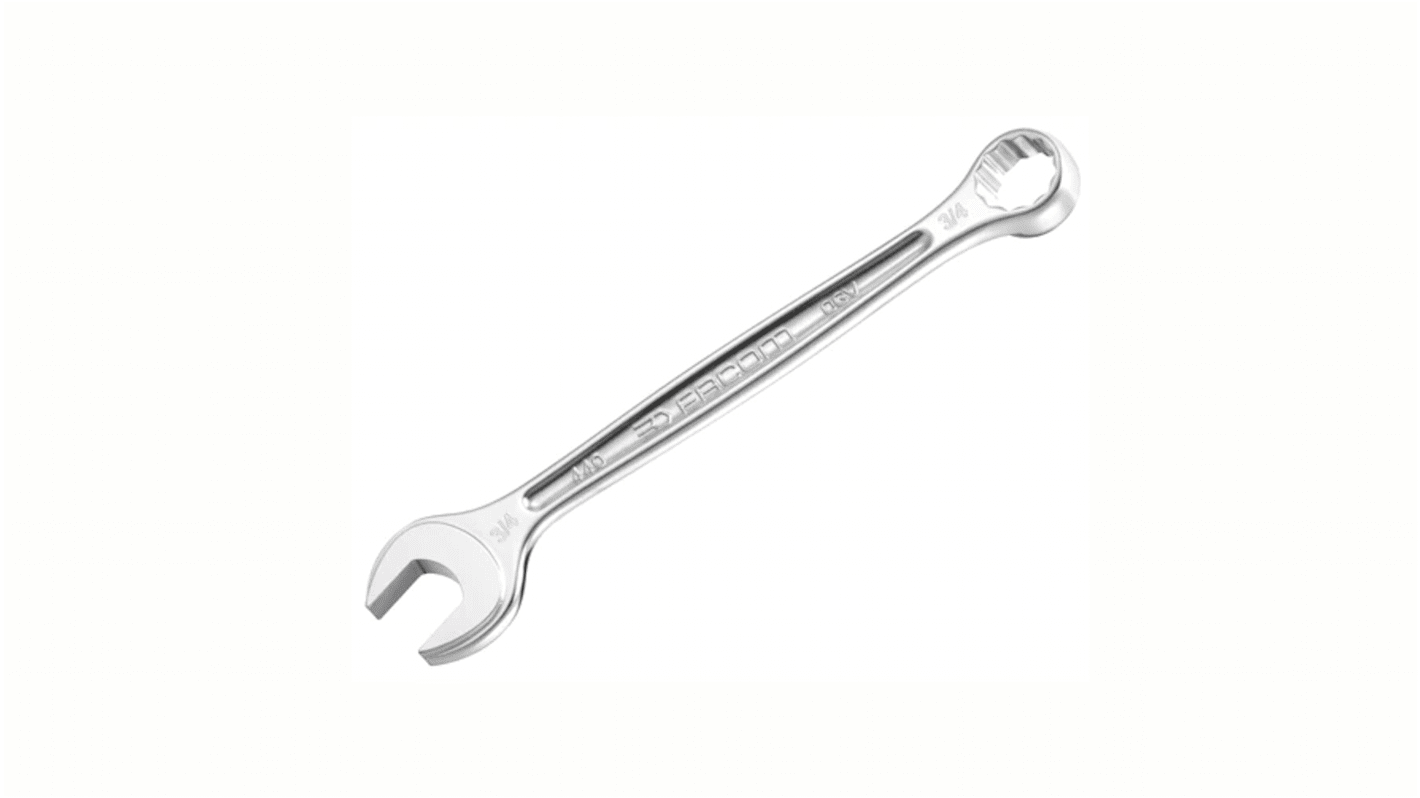 Facom Combination Spanner, Imperial, Double Ended, 248 mm Overall