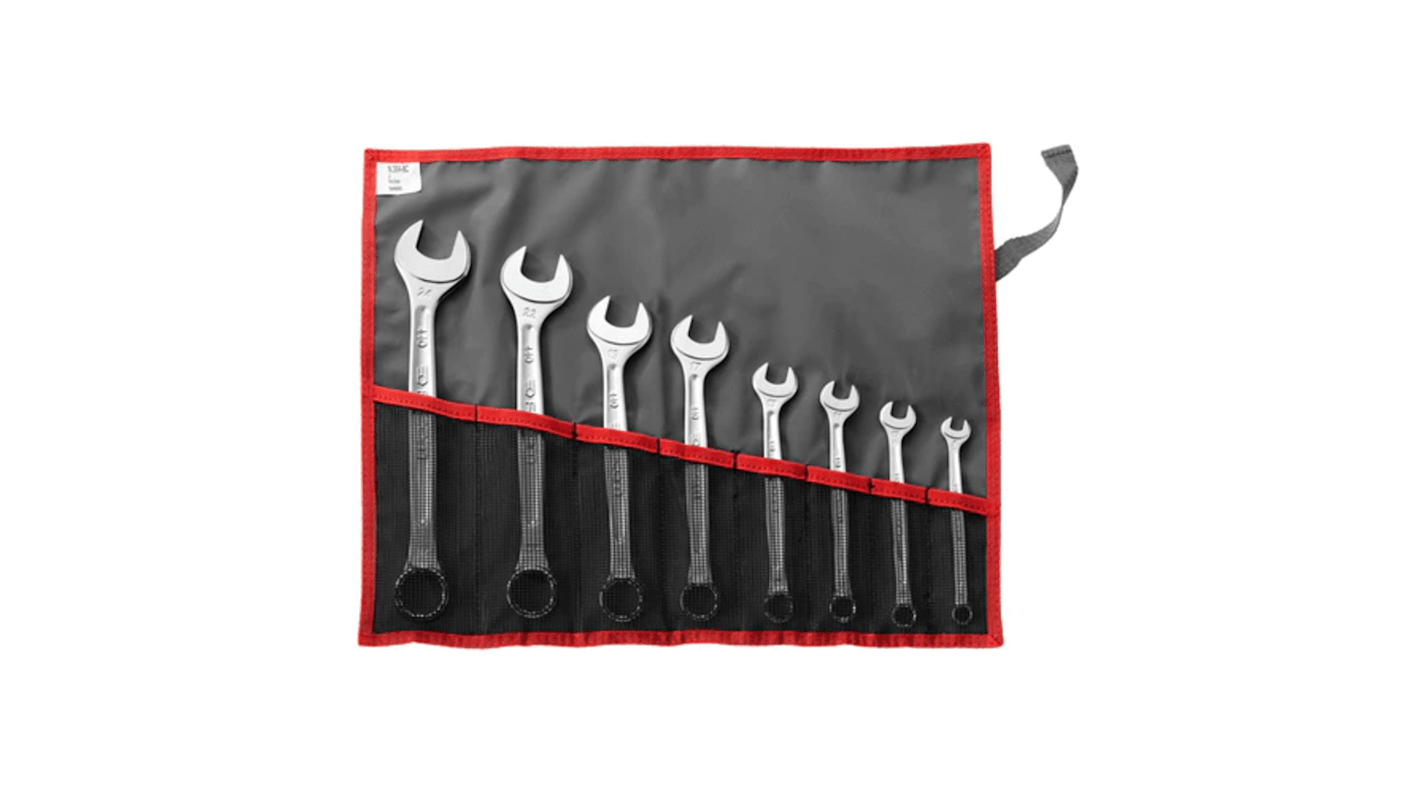 Facom 8-Piece Combination Spanner Set, 8 → 24 mm