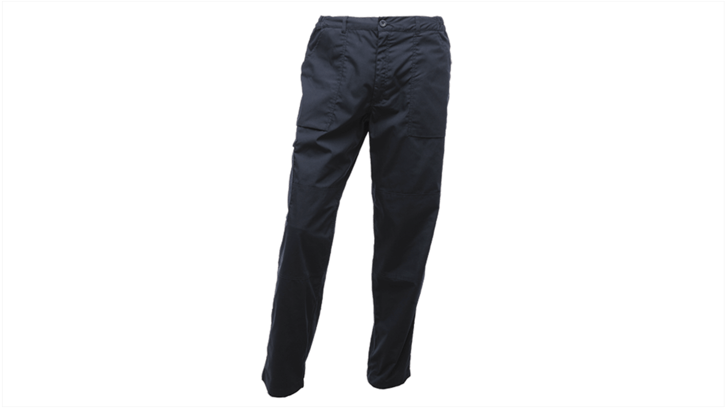 Pantaloni Action Blu Navy Cotone, poliestere per Donna vita 28poll', lunghezza 29poll Idrorepellente TRJ334 28poll