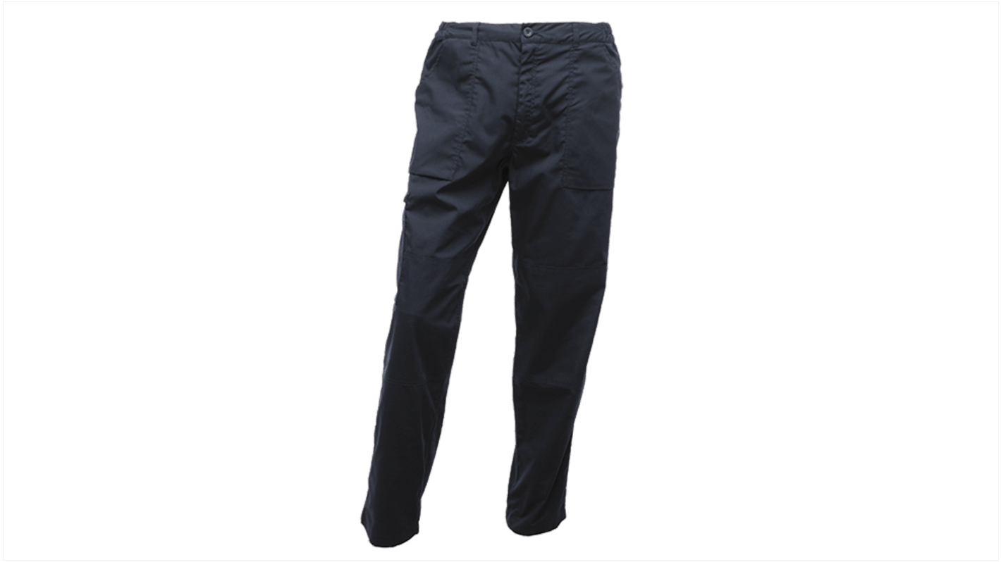 Regatta Professional TRJ334 Navy Women's Cotton, Polyester Water Repellent Action Trousers 34in