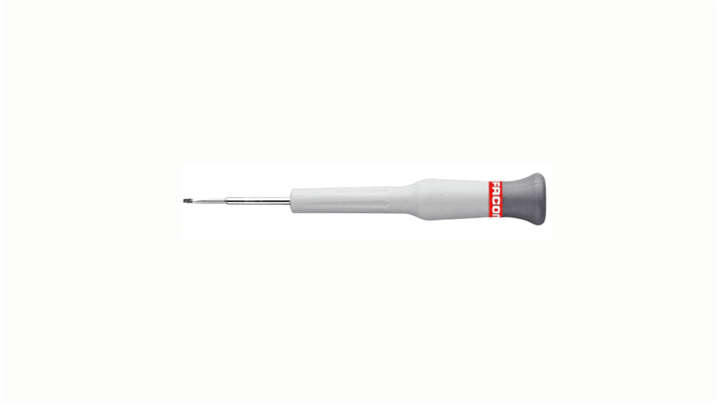 Facom Phillips Precision Screwdriver, PH0 Tip, 168 mm Overall