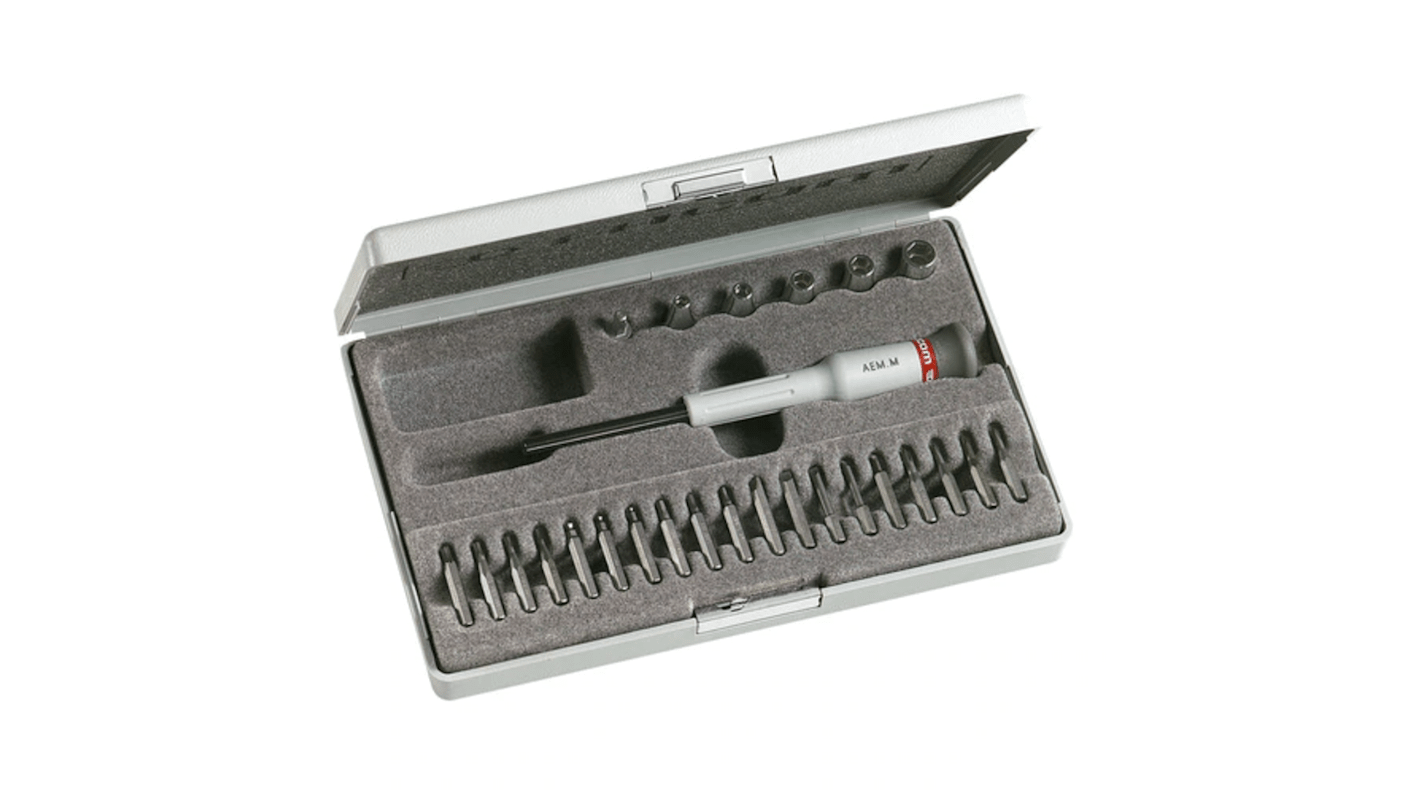 Set inserti per cacciaviti Facom, 26 pezzi (Esagonale, Phillips, Pozidriv, a taglio, Torx)