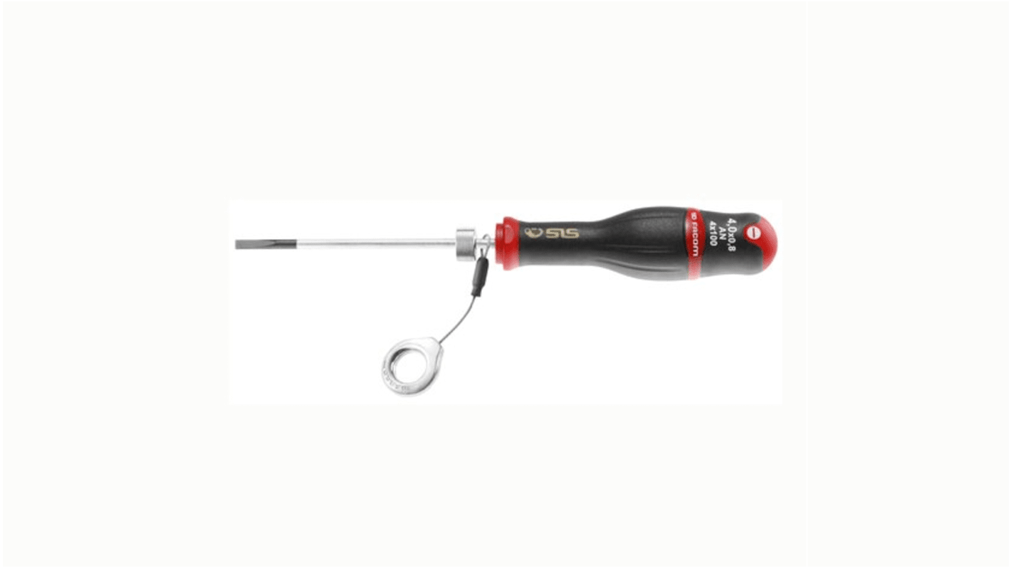 AN4X150SLS Slotted Screwdriver, 4 mm Tip, 150 mm Blade, 259 mm