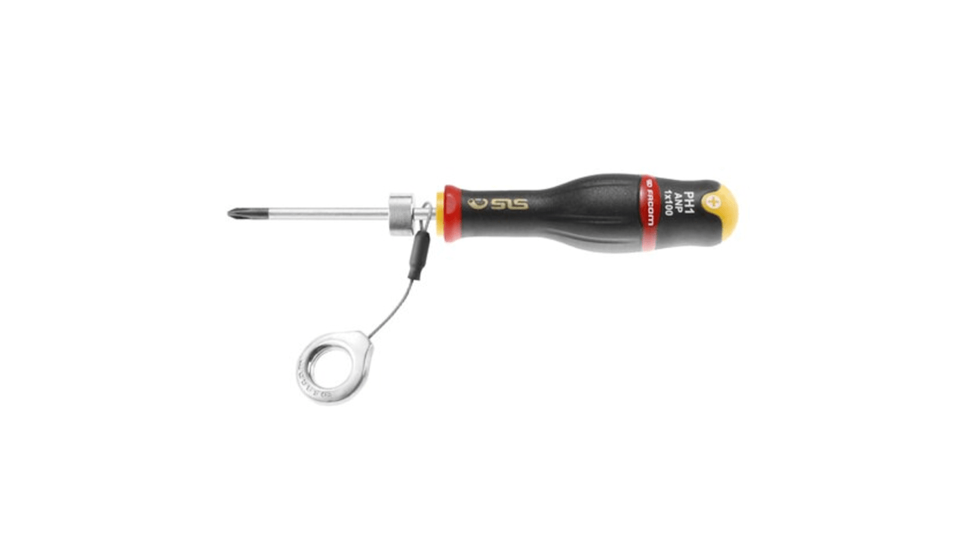 Facom Phillips Screwdriver, PH1 Tip, 100 mm Blade, 144 mm Overall