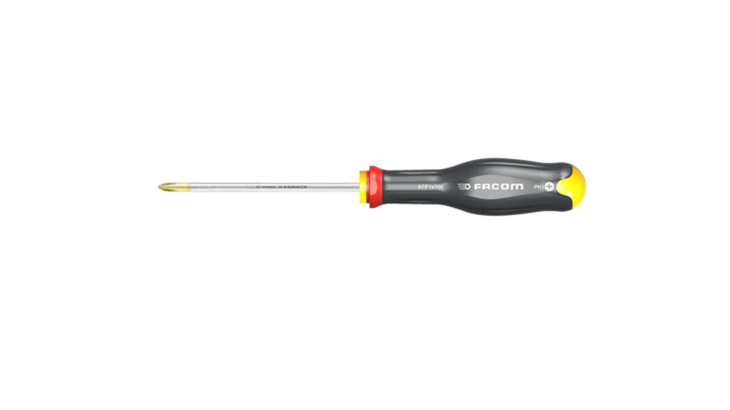 Facom Phillips  Screwdriver, PH2 Tip, 100 mm Blade, 220 mm Overall