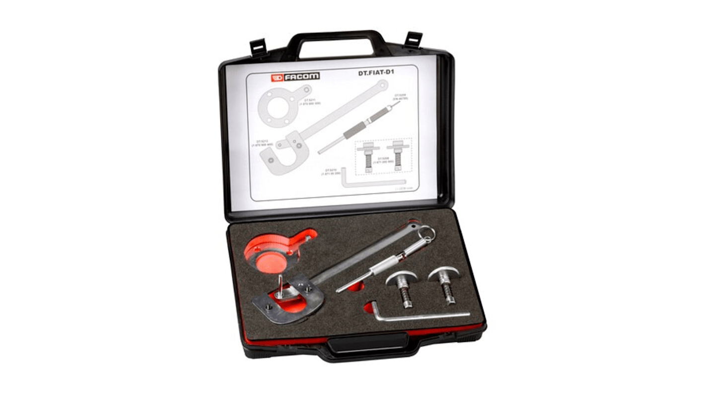 Facom 6 Piece Fiat Timing Kit Tool Kit with Case