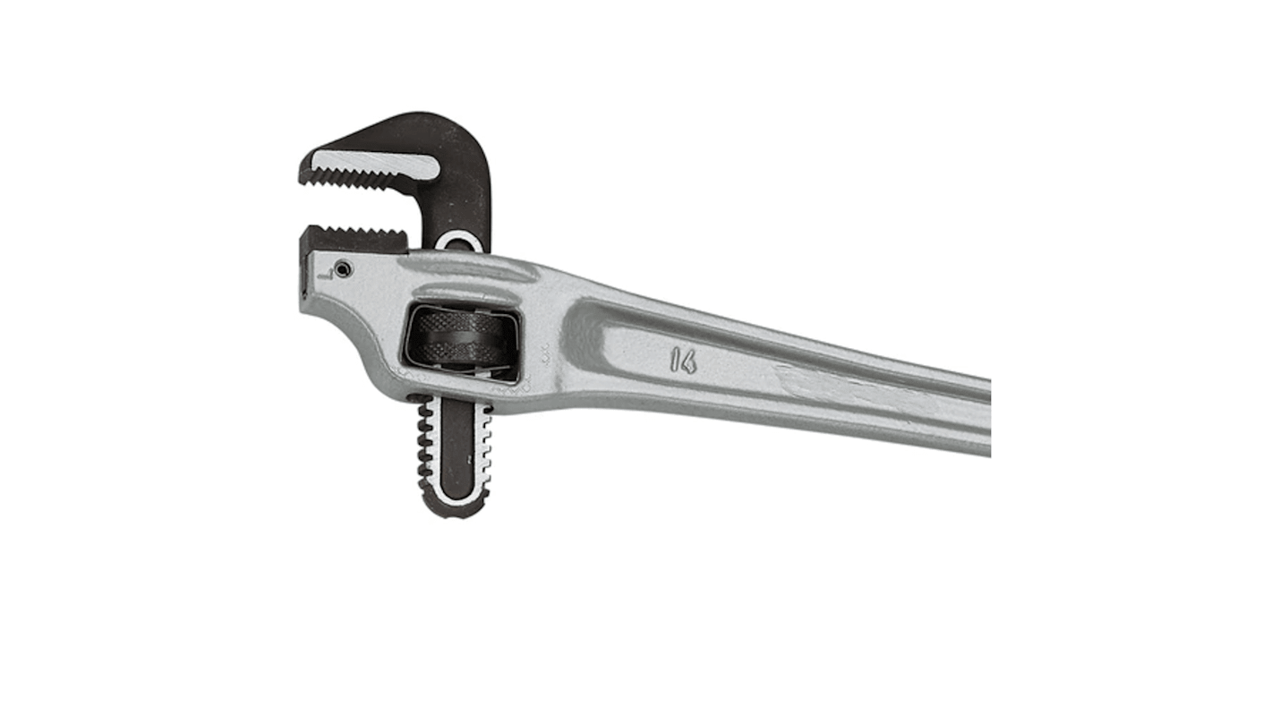 Facom Pipe Wrench, 350 mm Overall, 49mm Jaw Capacity