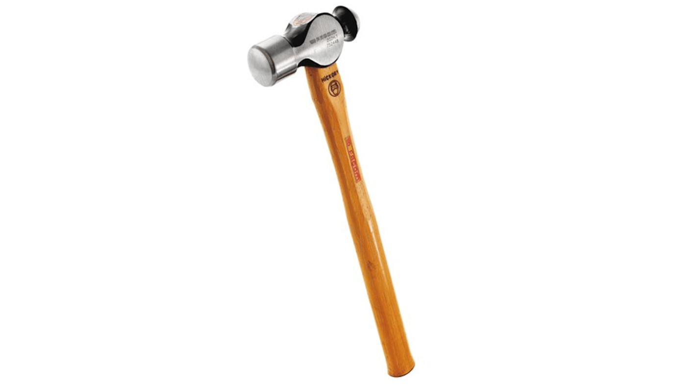 Facom Steel Ball-Pein Hammer with Hickory Wood Handle, 430g